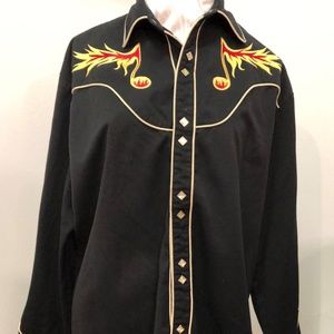 Rock n' Roll Retro Western Shirt